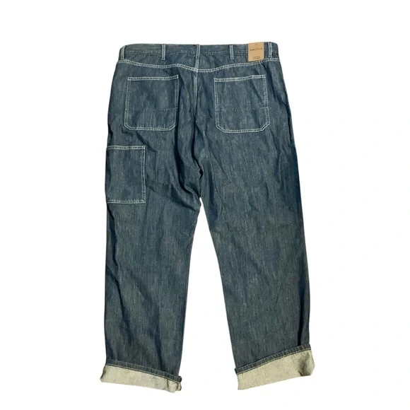 Nautica US Navy Style Denim Fatigue Dungaree Jeans - Picture 6 of 7